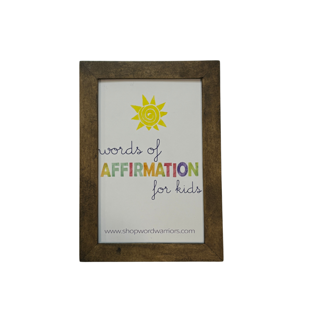 4x6 Affirmation for Kids