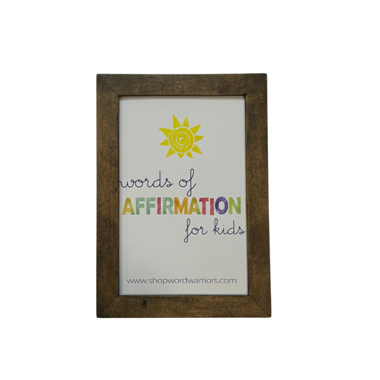 4x6 Affirmation for Kids