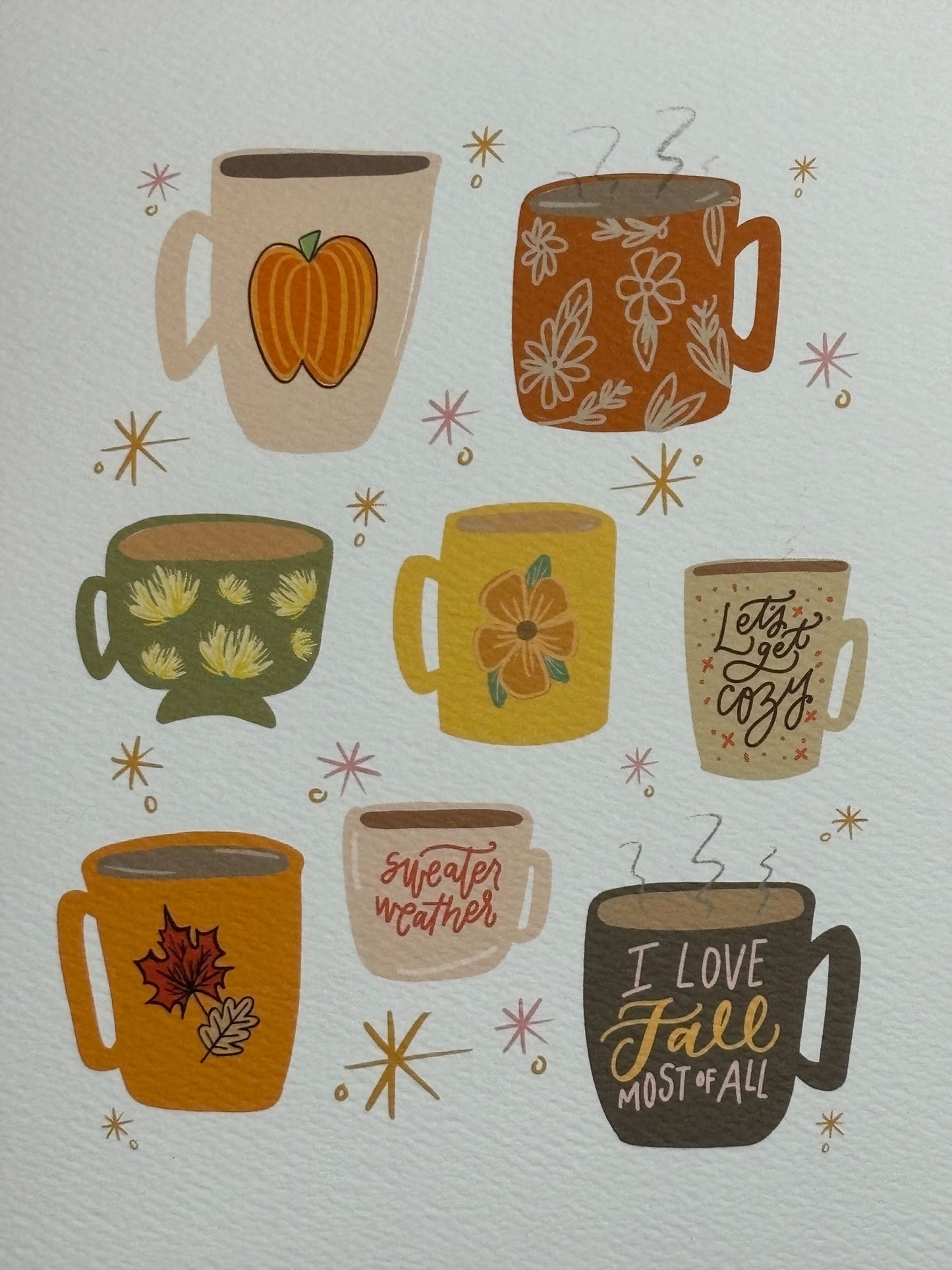 Prairie Letter Shop Print: Fall Mugs