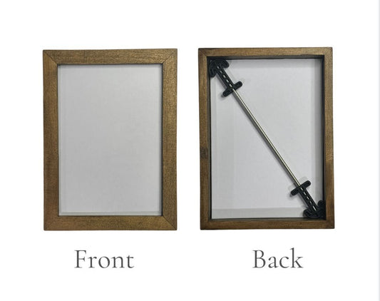 5x7 Frame with Caddie