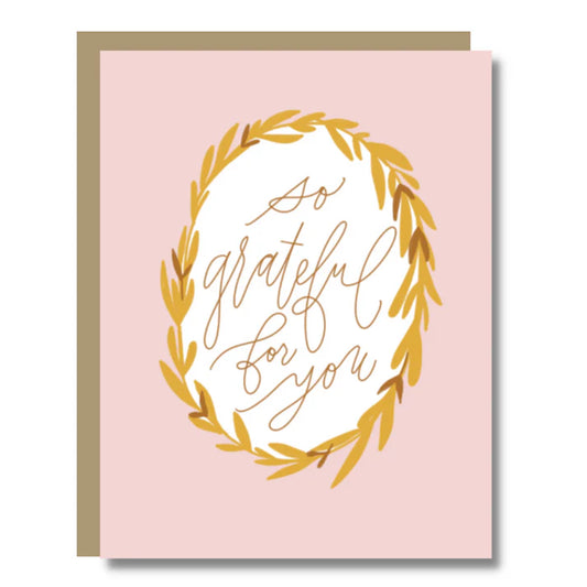 A2 Card - Grateful Wreath